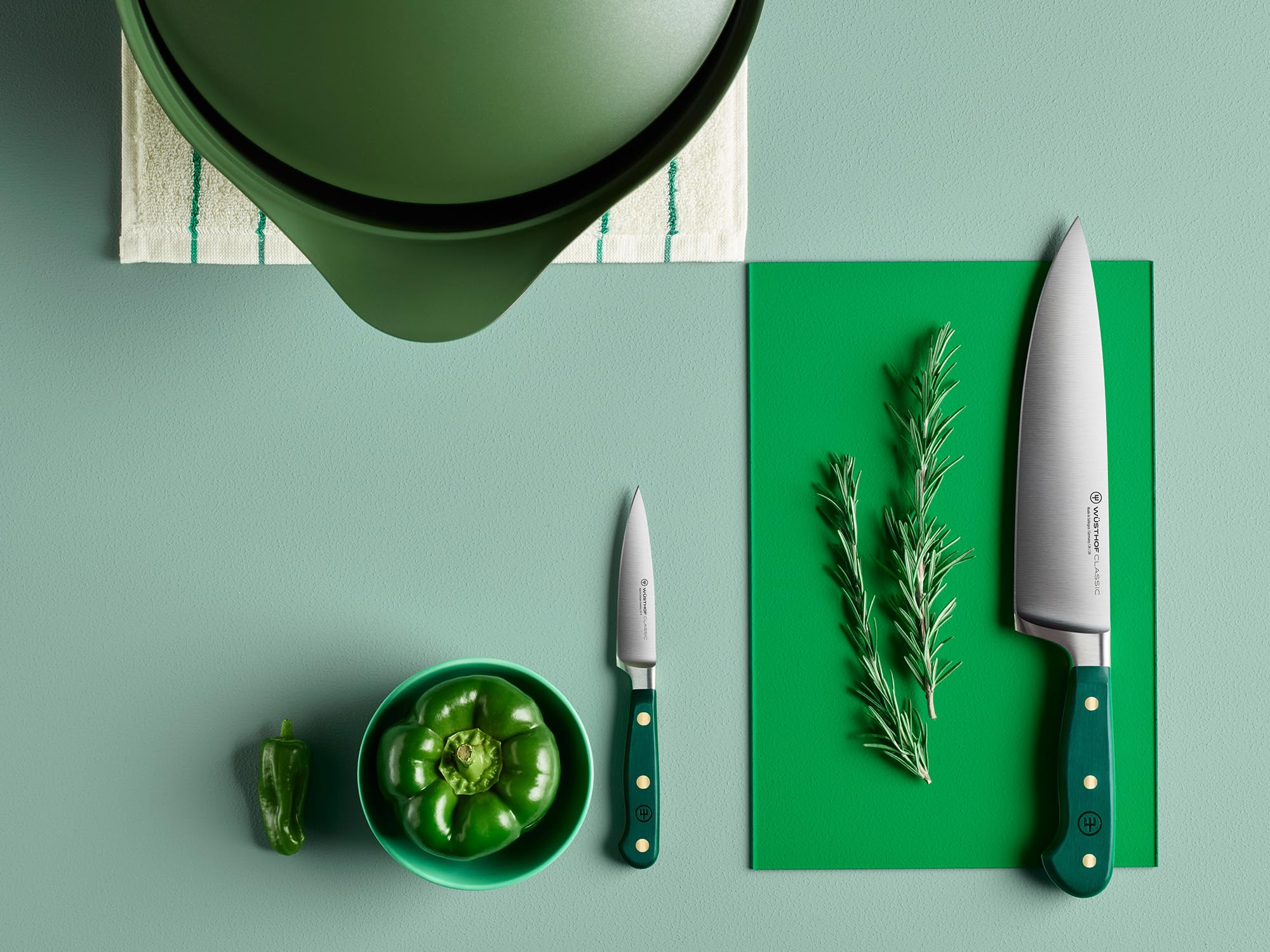Wusthof Classic spelucchino 9 cm Fresh Rosemary verde