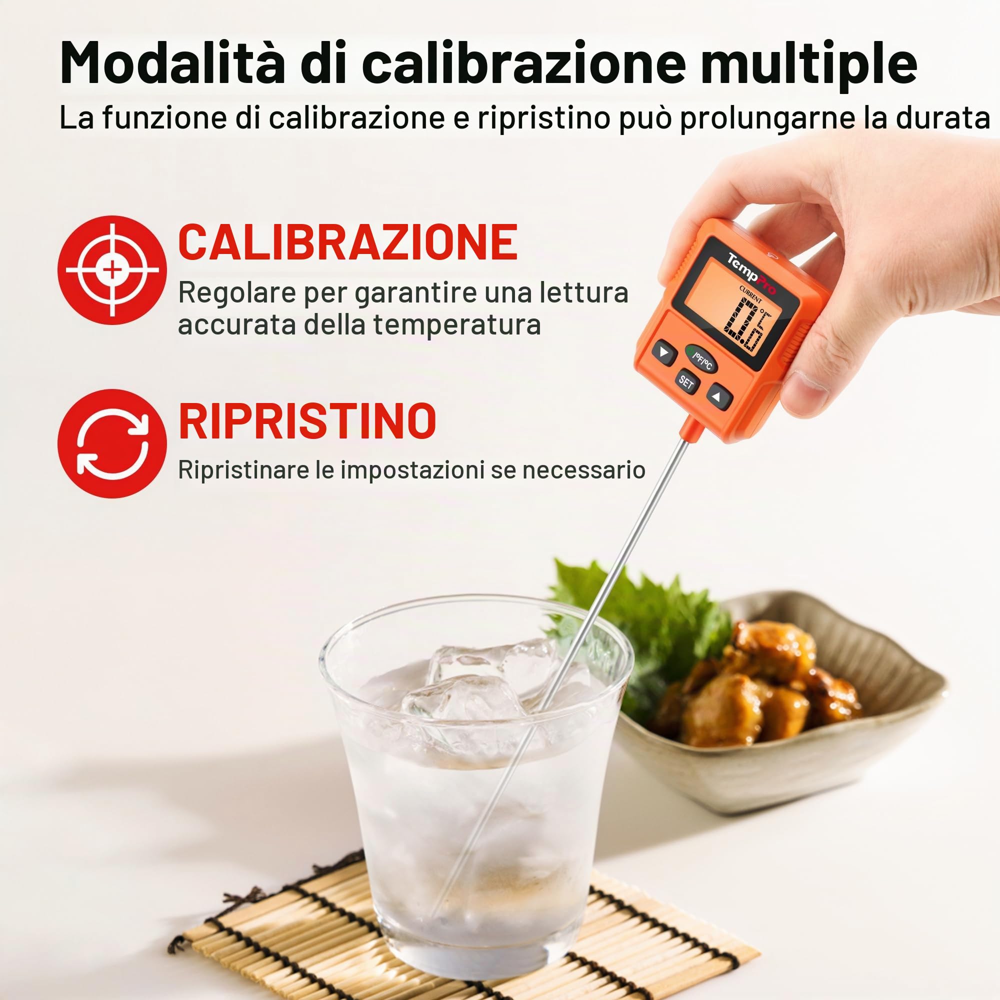 ThermoPro TP511 Termometro Digitale 300°C con Clip