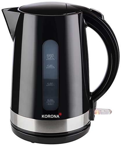 Korona 20232 Bollitore Elettrico 1,7 L Nero 2200W Acciaio