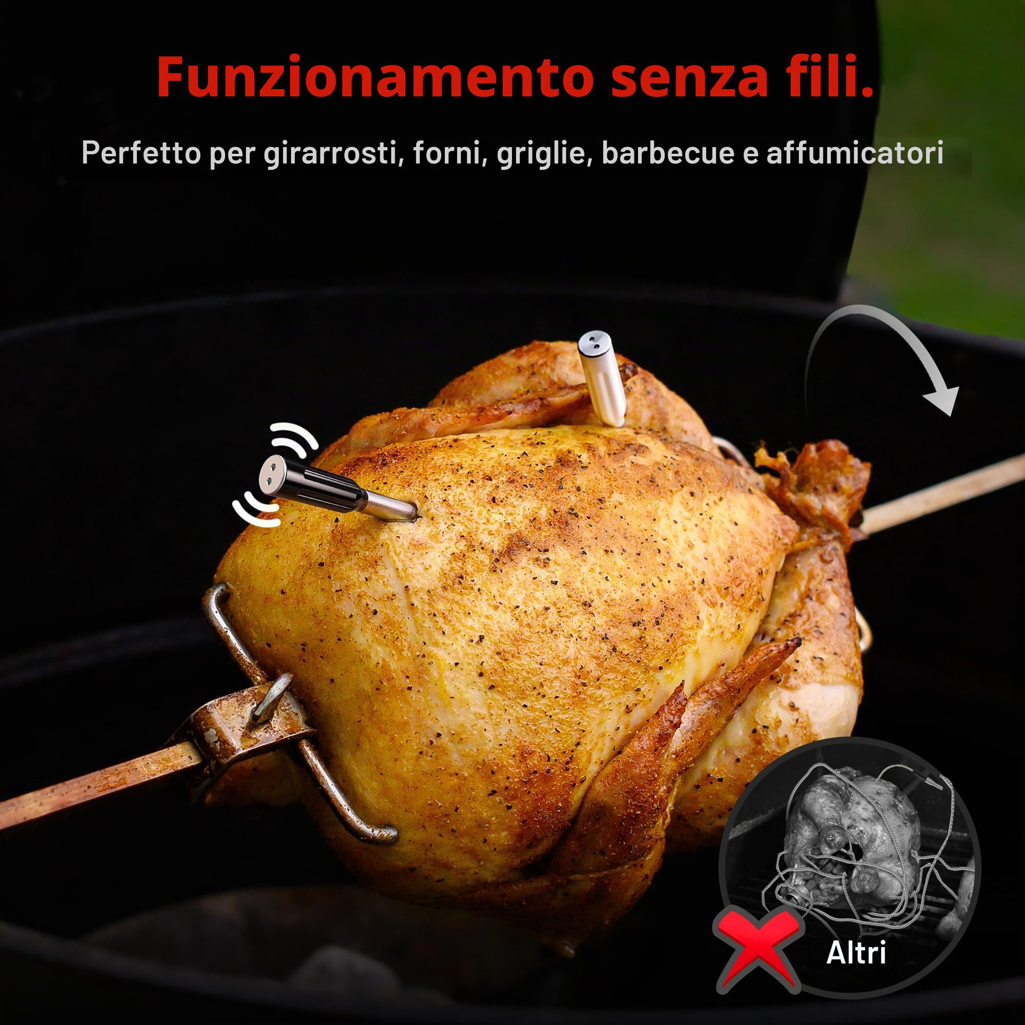ThermoPro TempSpike TP962W termometro carne wireless 2 sonde