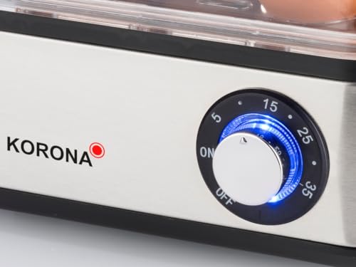 Korona 25303 Cuociuova a Vapore Acciaio Inox 16 Uova