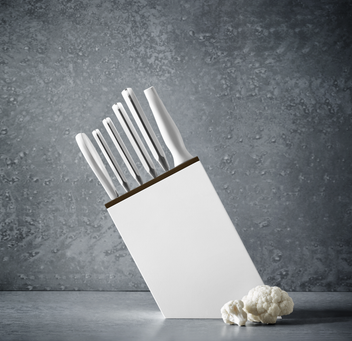 Wusthof Classic set coltelli ceppo 7 pezzi bianco