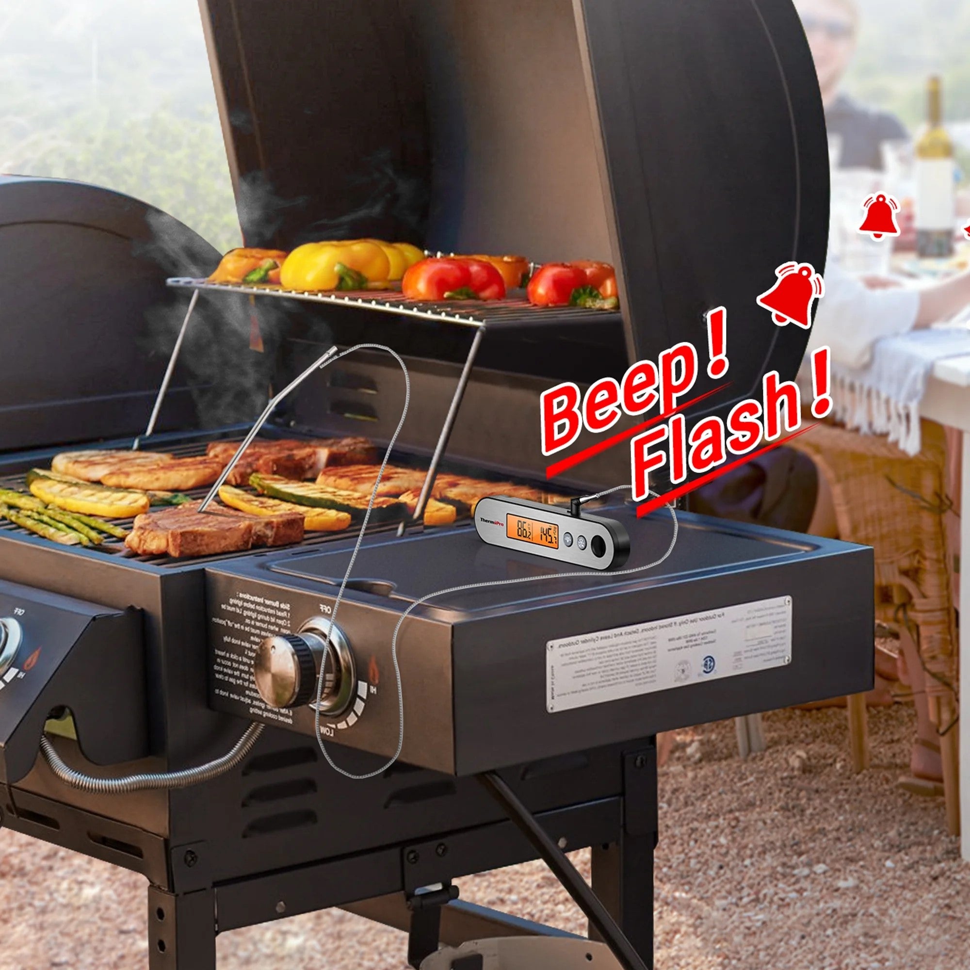 TempPro TP610W Termometro Carne Sonda Forno Istantaneo