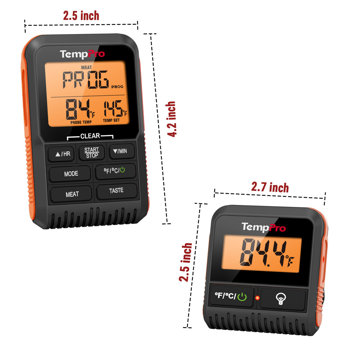 TempPro TP806BW termometro carne wireless doppia sonda