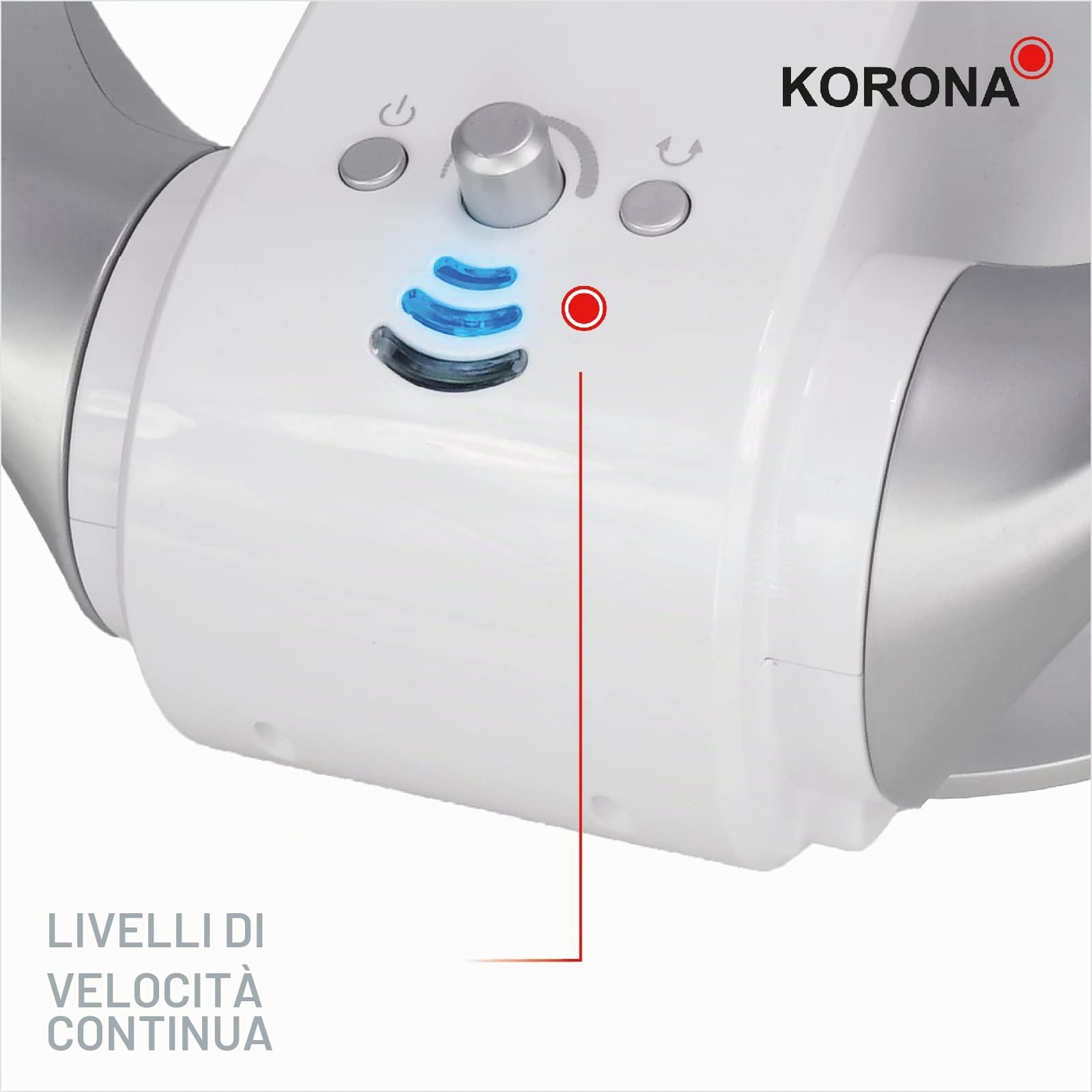 Korona 81008 Ventilatore Senza Pale Parete Tavolo 26W