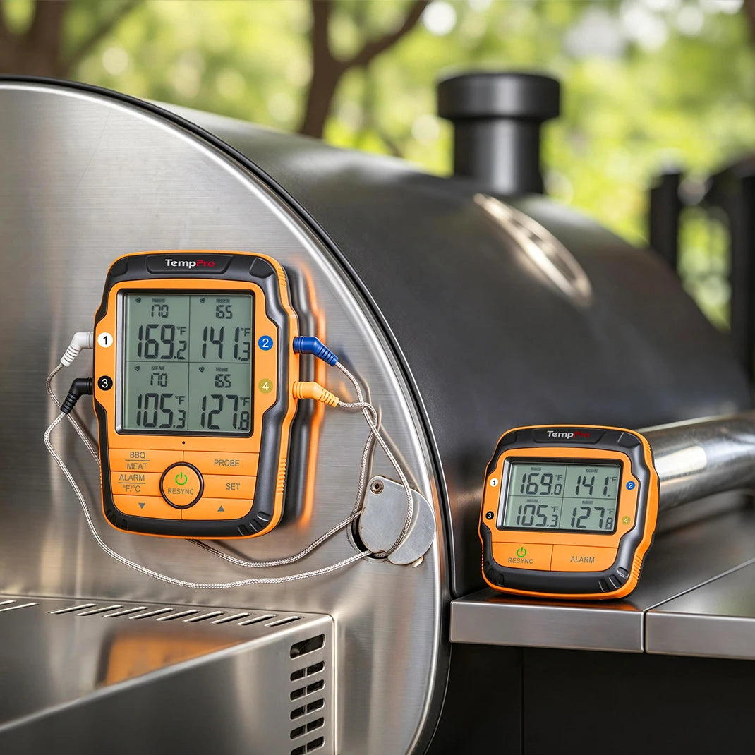 TempPro TempSync PLUS TP827B Termometro Carne Wireless 4 Sonde