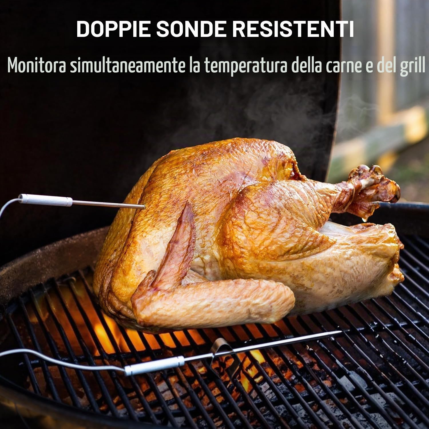 ThermoPro TP20C termometro carne wireless arancia 150 m