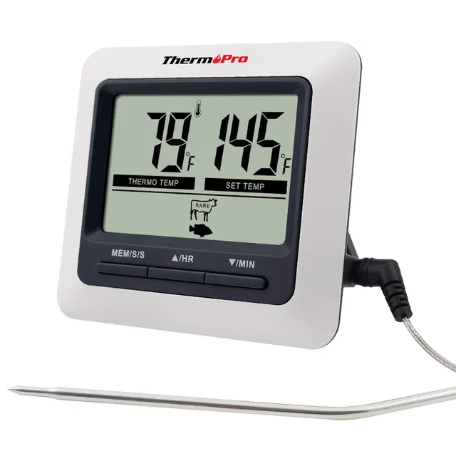 ThermoPro TP04 Termometro Carne Digitale Sonda Timer