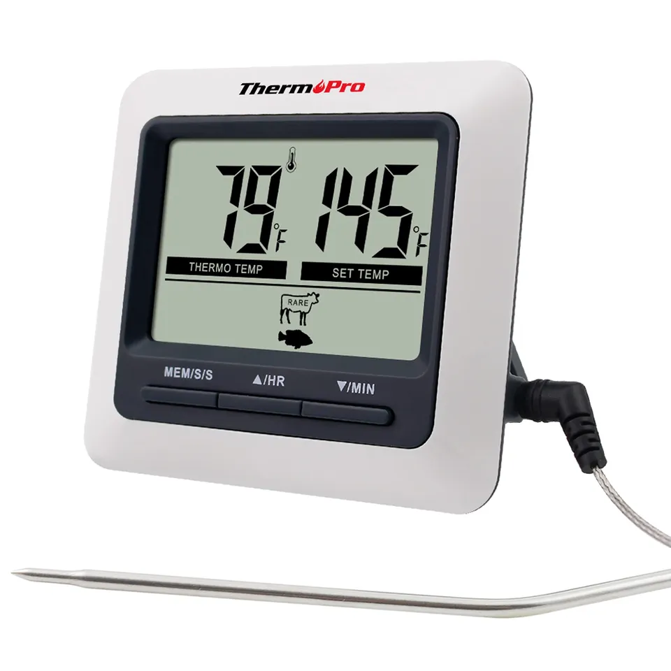 ThermoPro TP04 Termometro Carne Digitale Sonda Timer