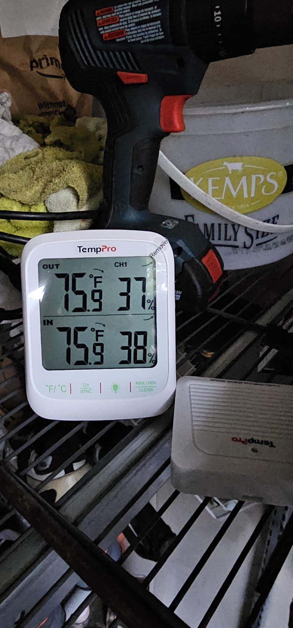 TempPro TempAir Plus TP260B Termoigrometro Wireless Display