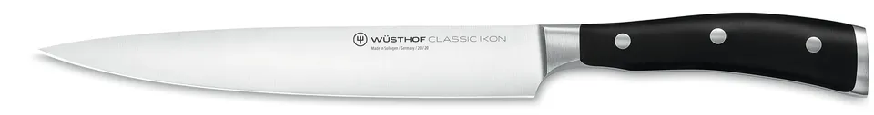 Wusthof Classic Ikon coltello prosciutto nero 20 cm