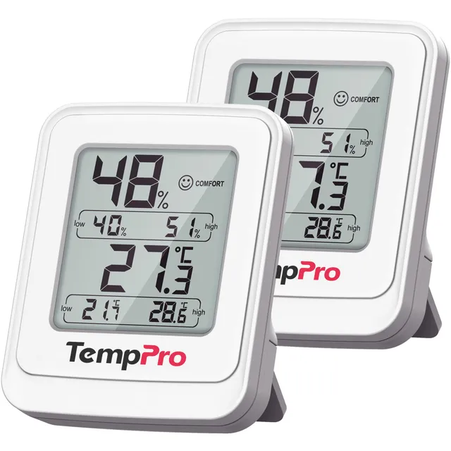 ThermoPro TP150 Termoigrometro Digitale 2 Pezzi