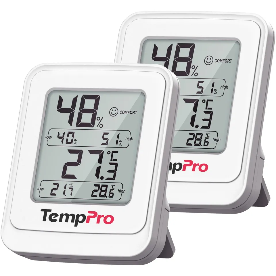 ThermoPro TP150 Termoigrometro Digitale 2 Pezzi