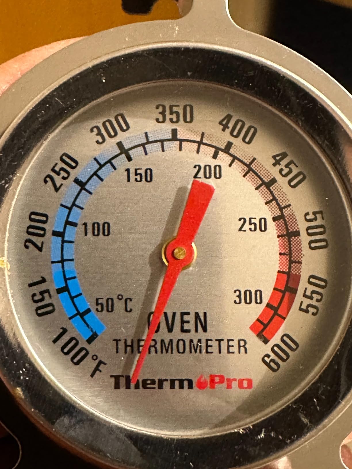 TempPro AOT200 Termometro Forno Inox 50-300°C 1 Pezzo
