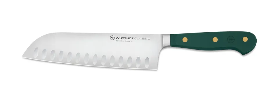 Wüsthof Classic coltello Santoku 17 cm verde forgiato