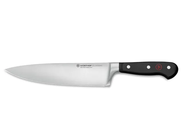 Wusthof Classic coltello cuoco nero lama 20 cm forgiato