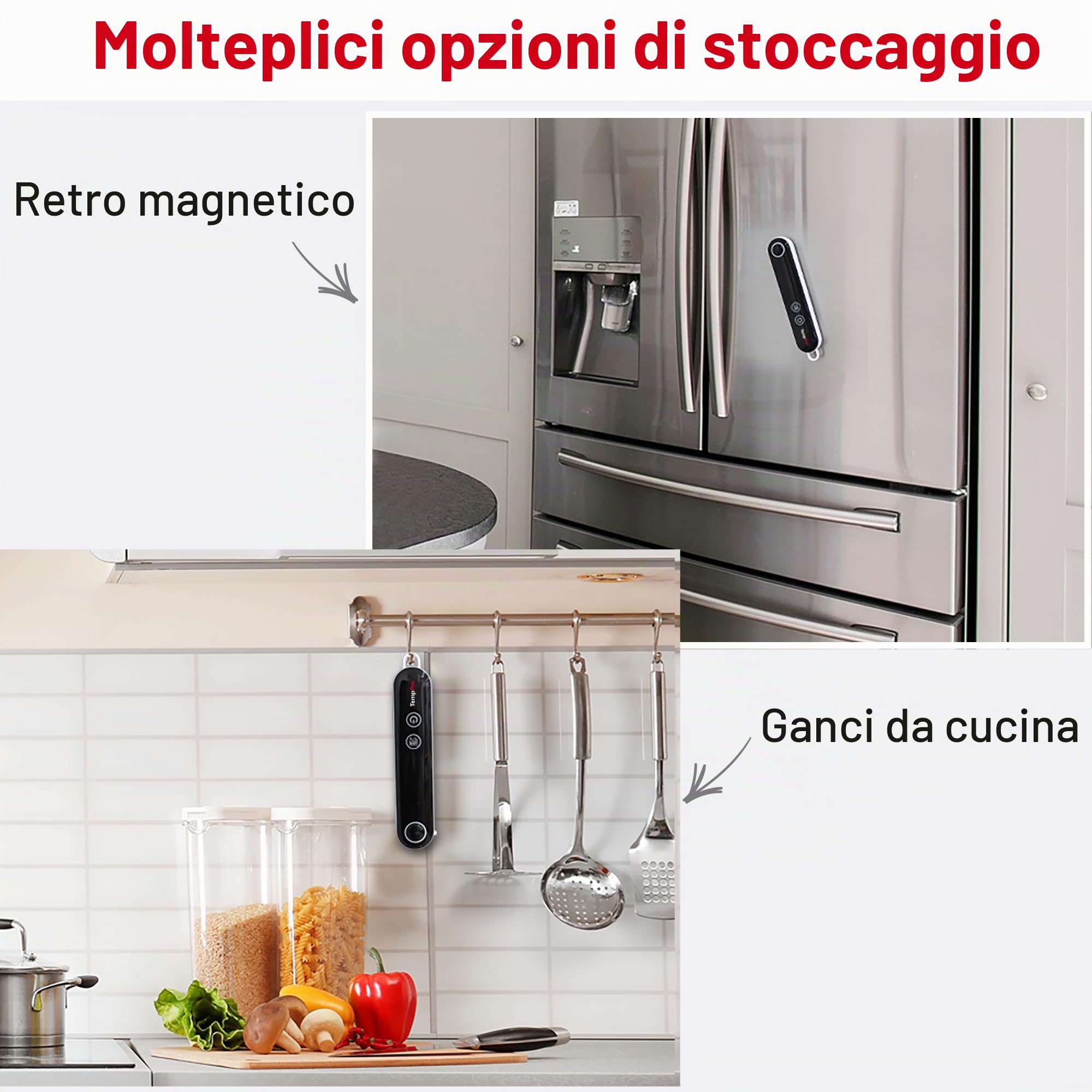 ThermoPro TP18 Termometro Carne Digitale Pieghevole 3 Secondi