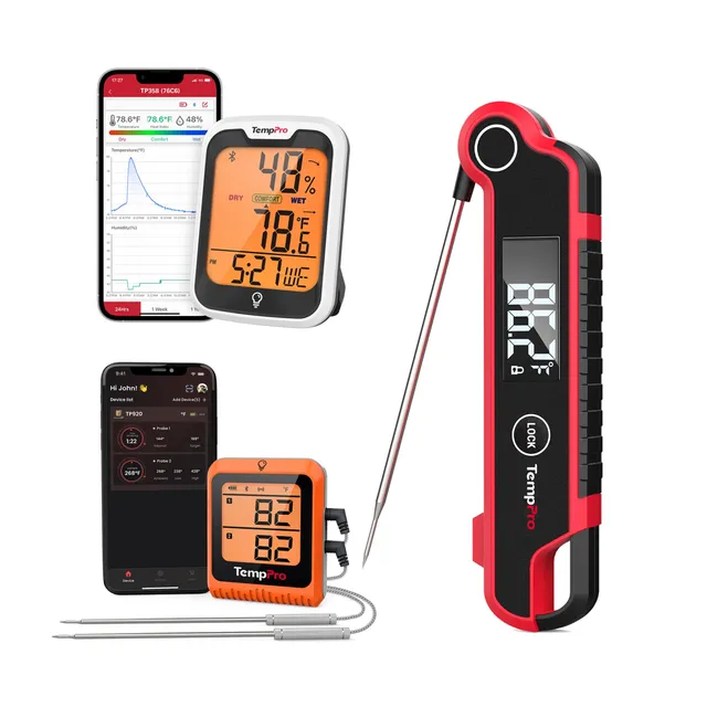 TempPro TP920 TP620 TP358 bundle termometro bluetooth + sonda