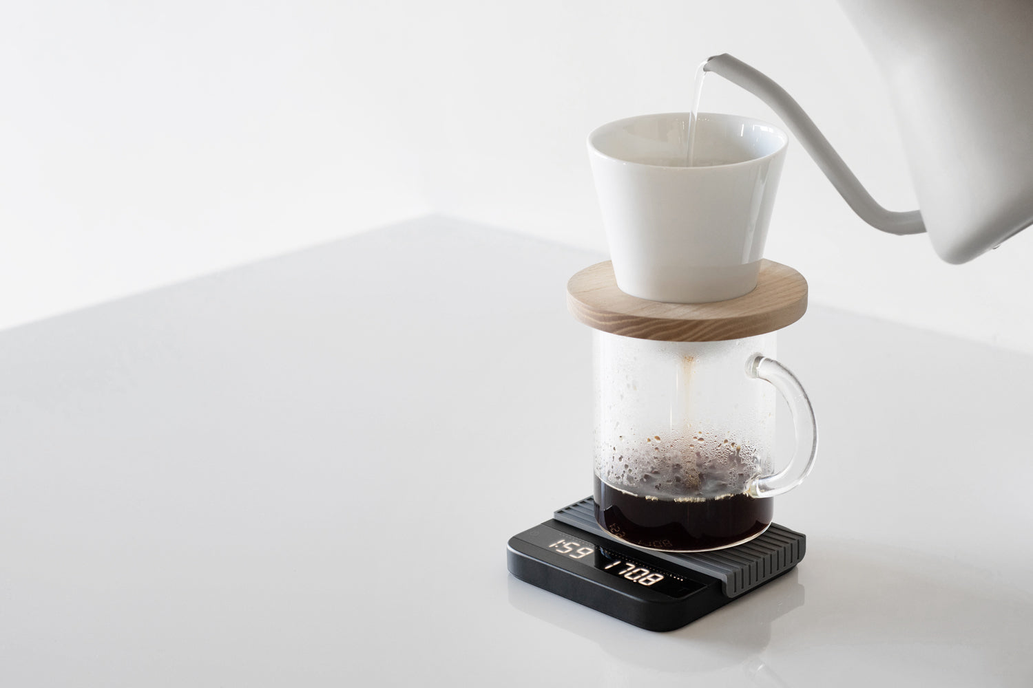 Acaia Lunar tappetino termoresistente grigio fumo anticalore