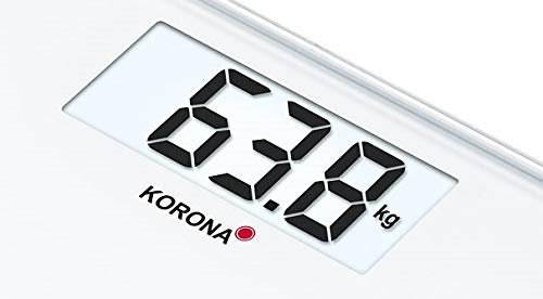 Korona Gwen bilancia pesapersone vetro bianco 150 kg