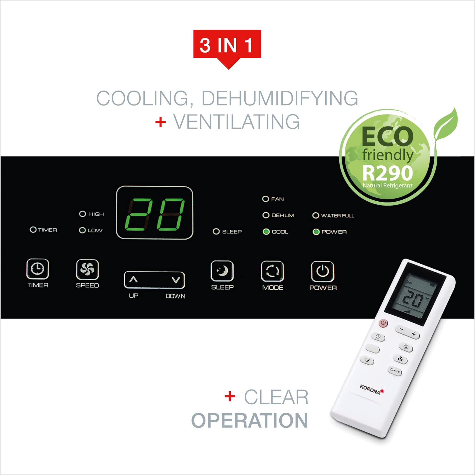 Korona Iceberg 7.0 Eco 82000 condizionatore 7000 BTU
