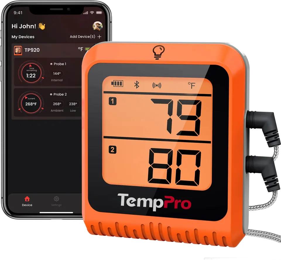 TempPro TempSync ELITE TP920 Termometro Bluetooth Arancione