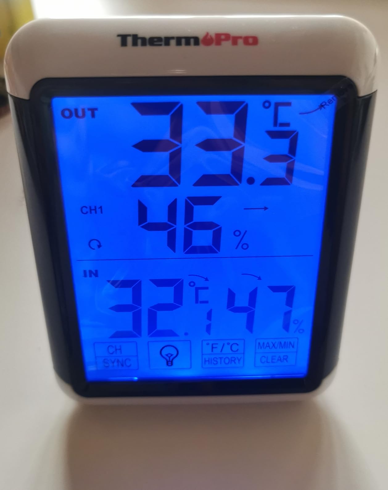 ThermoPro TP65 Termoigrometro Wireless Retroilluminato