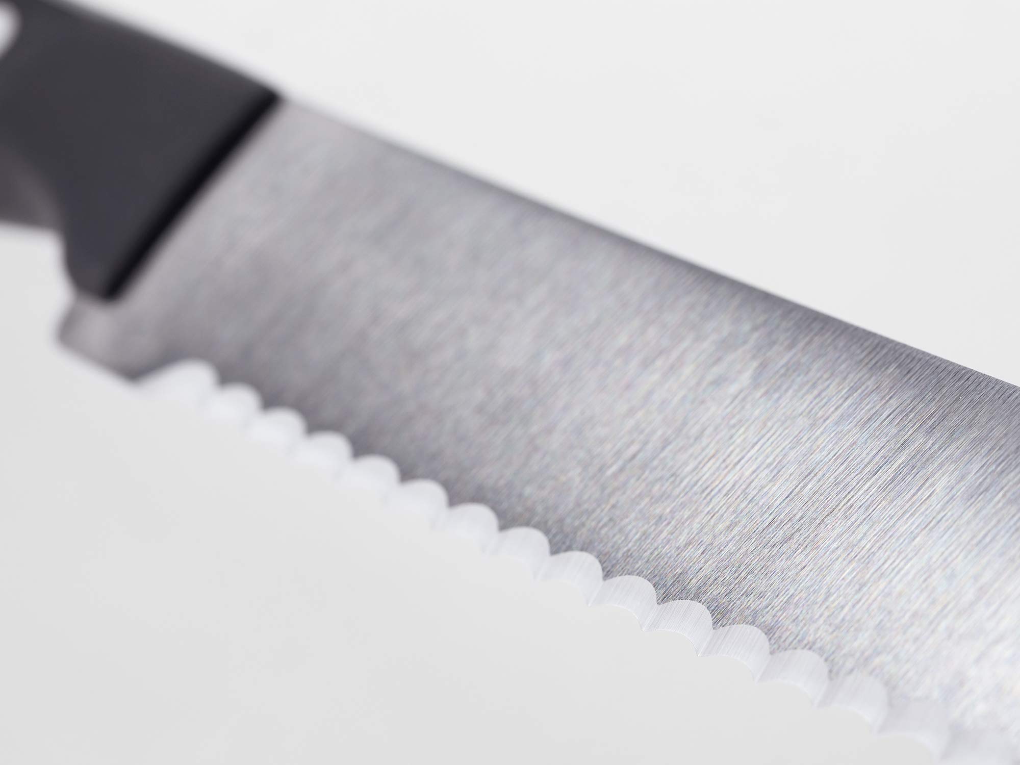 Wüsthof Gourmet Coltello Pane 20 cm Nero Lama Ondulata