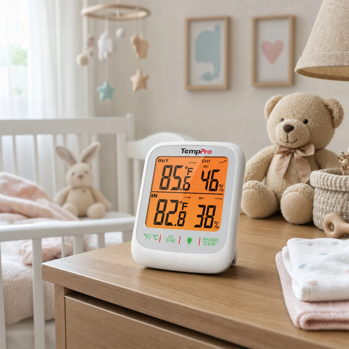 TempPro TempAir Plus TP260B Termoigrometro Wireless Display
