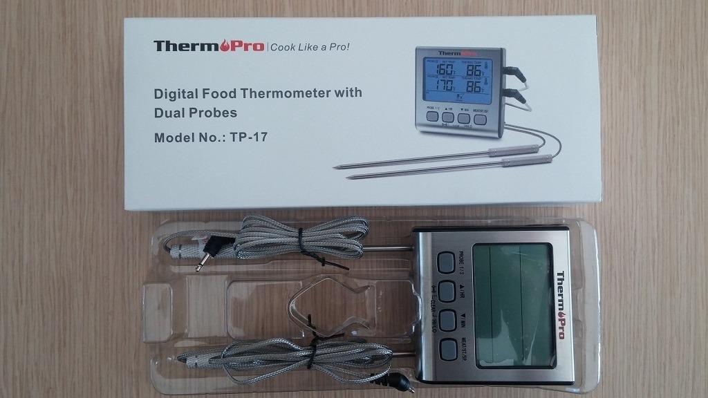 ThermoPro TP17 termometro cucina digitale doppia sonda 2 sonde