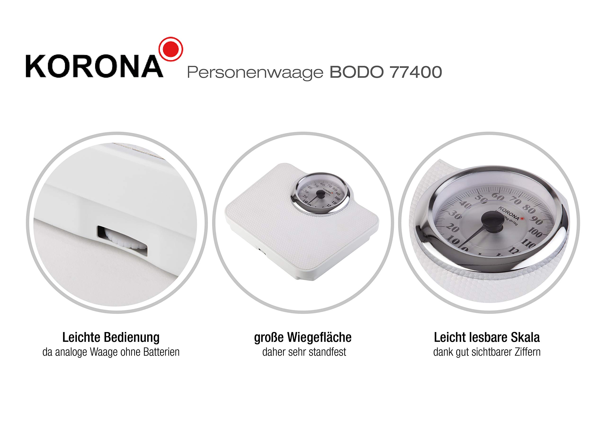 Korona Bodo 77400 bilancia pesapersone meccanica 150 kg