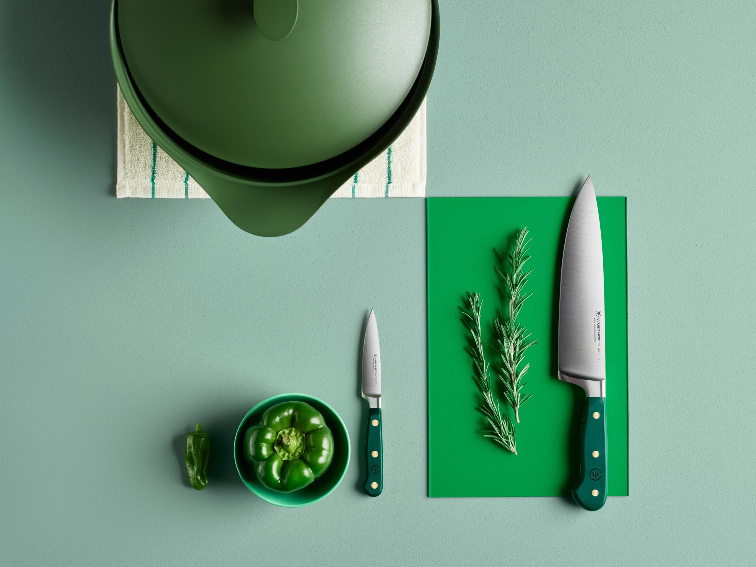 Wüsthof Classic set coltelli 2 pezzi verde Fresh Rosemary
