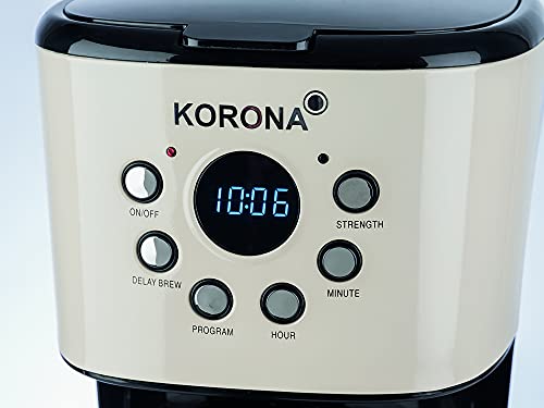 Korona 10666 macchina caffè filtro crema 1,5 L timer