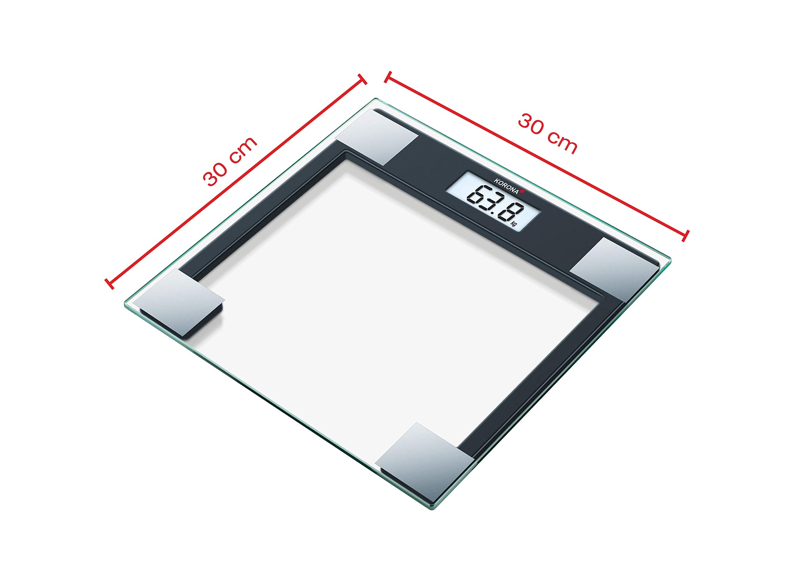 Korona 73917 Bilancia Diagnostica Vetro 150 kg