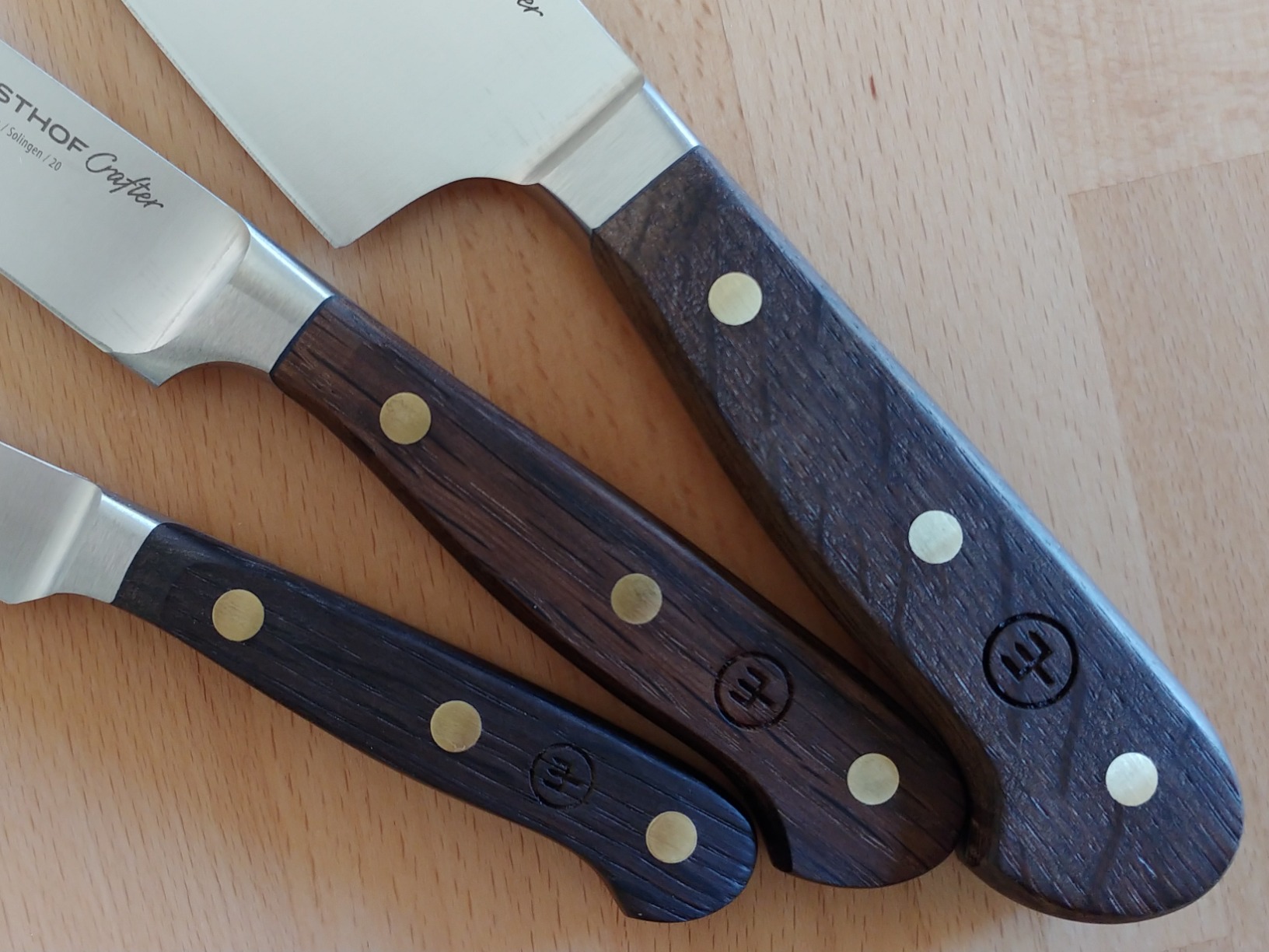 Wüsthof Crafter blocco 6 coltelli manico rovere affumicato