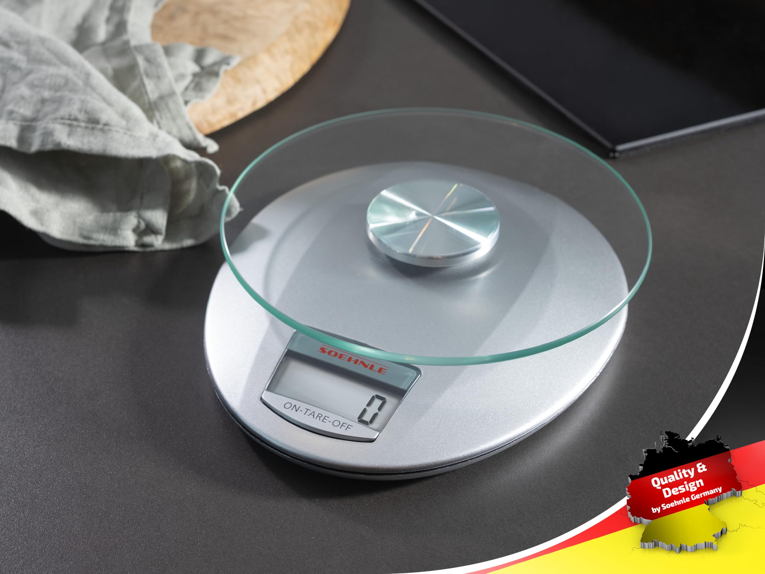 Soehnle Roma Silver bilancia cucina digitale 5 kg 1 g