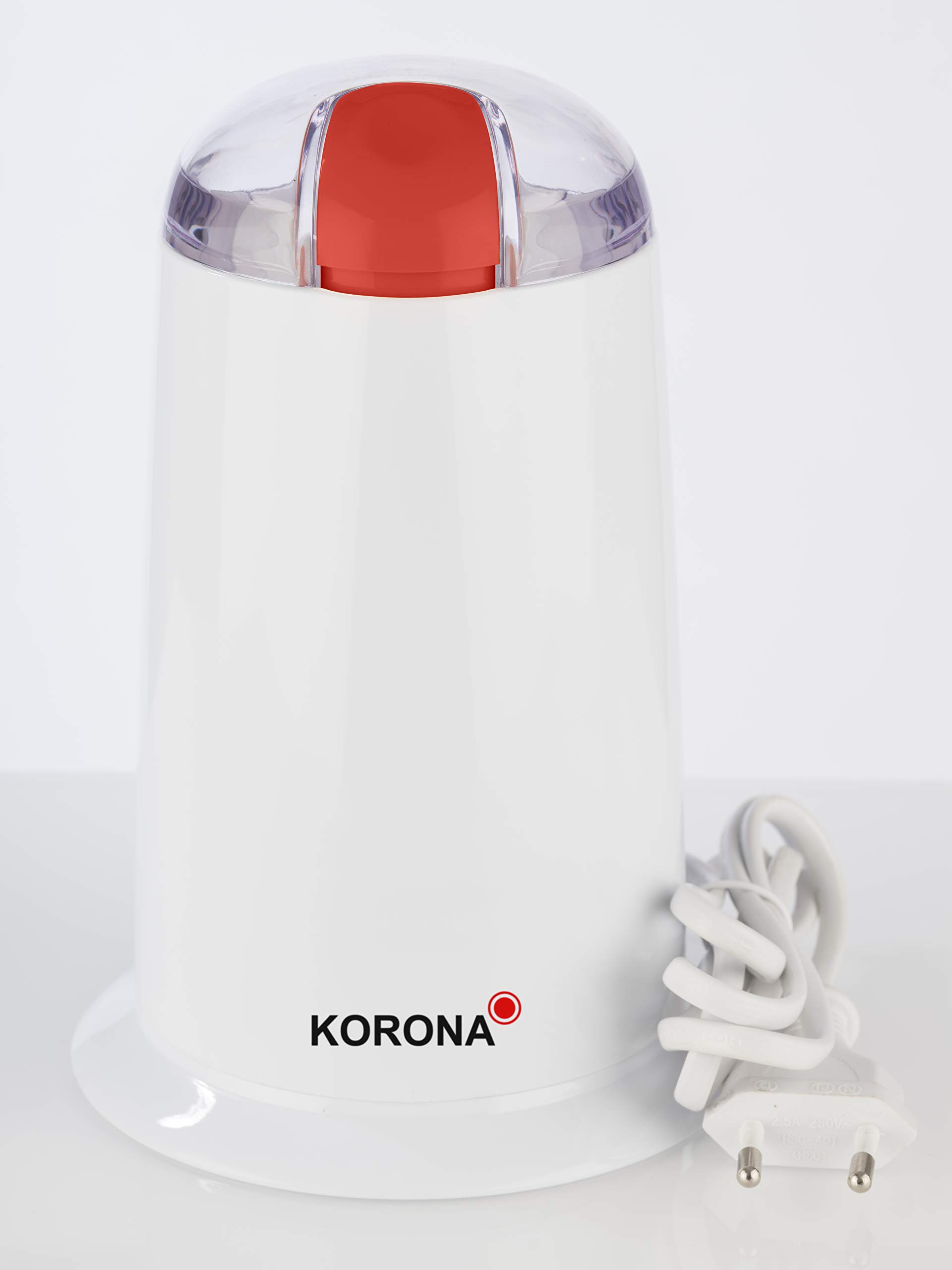 Korona 26010 Macinacaffè Elettrico Rosso Inox