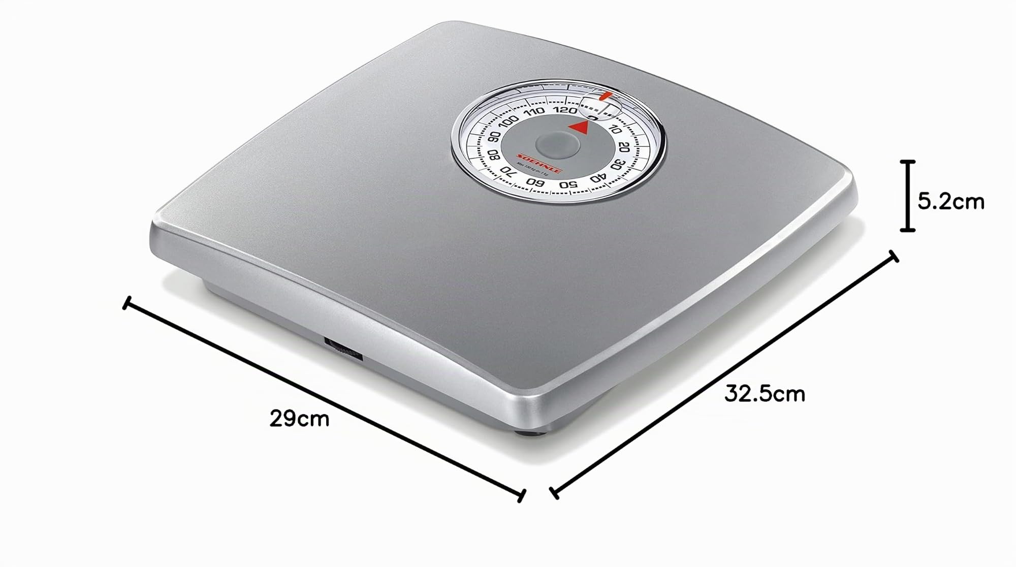 Soehnle 61352 Loupe Bilancia Meccanica Grigia 130kg