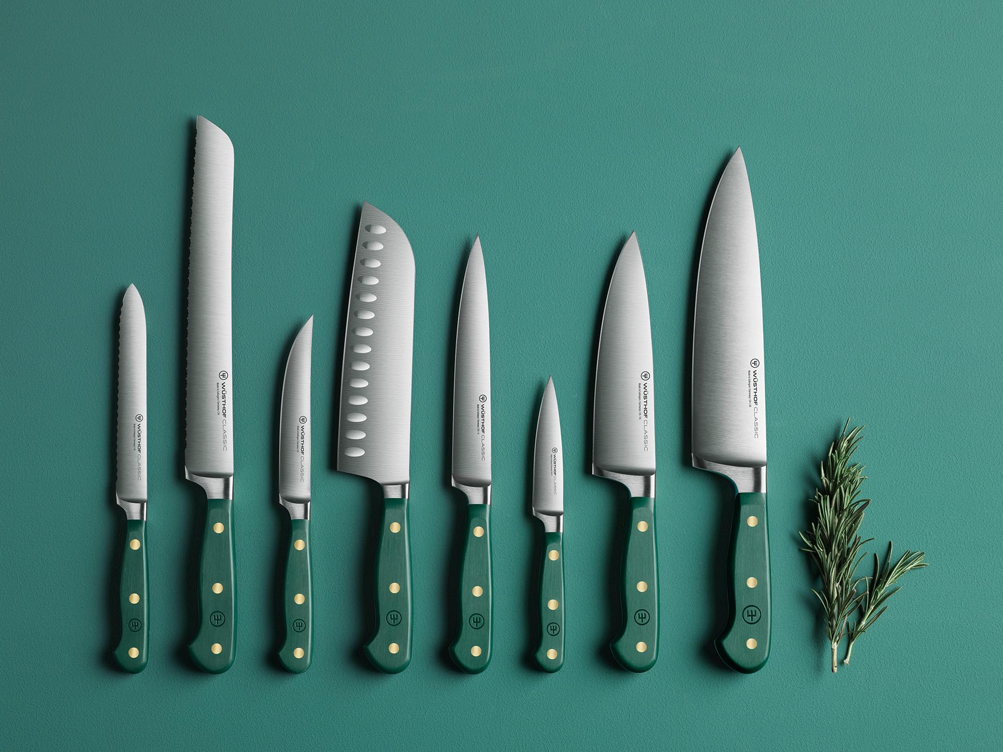 Wusthof Classic spelucchino 9 cm Fresh Rosemary verde