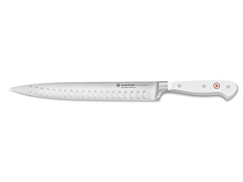 Wüsthof Classic White coltello prosciutto 23 cm alveolato