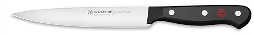 Wusthof Gourmet Coltello Prosciutto 16 cm Nero lama sottile