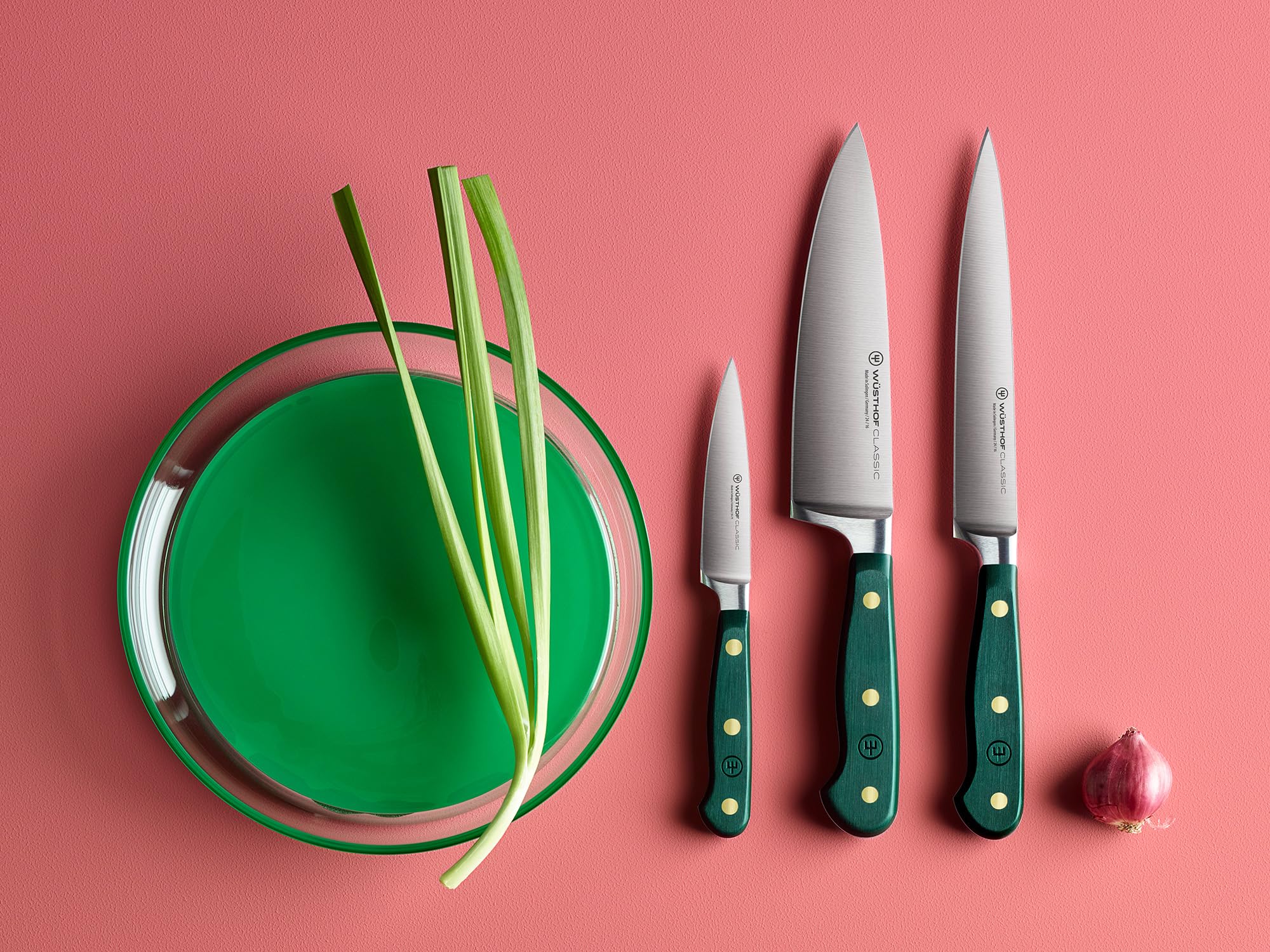 Wüsthof Classic coltello prosciutto 16 cm verde forgiato