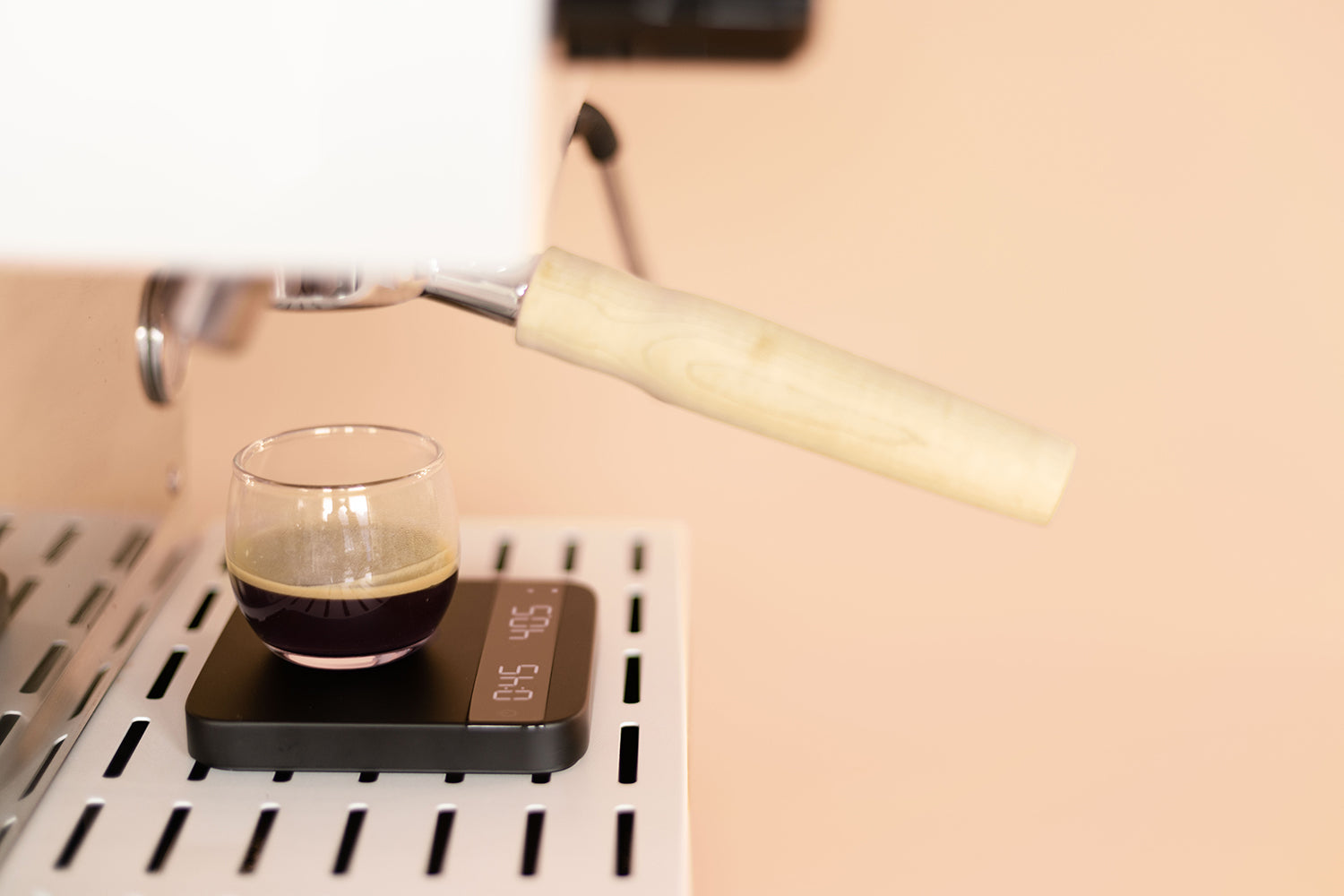 Acaia Lunar bilancia caffè espresso nera precisa 0,1 g