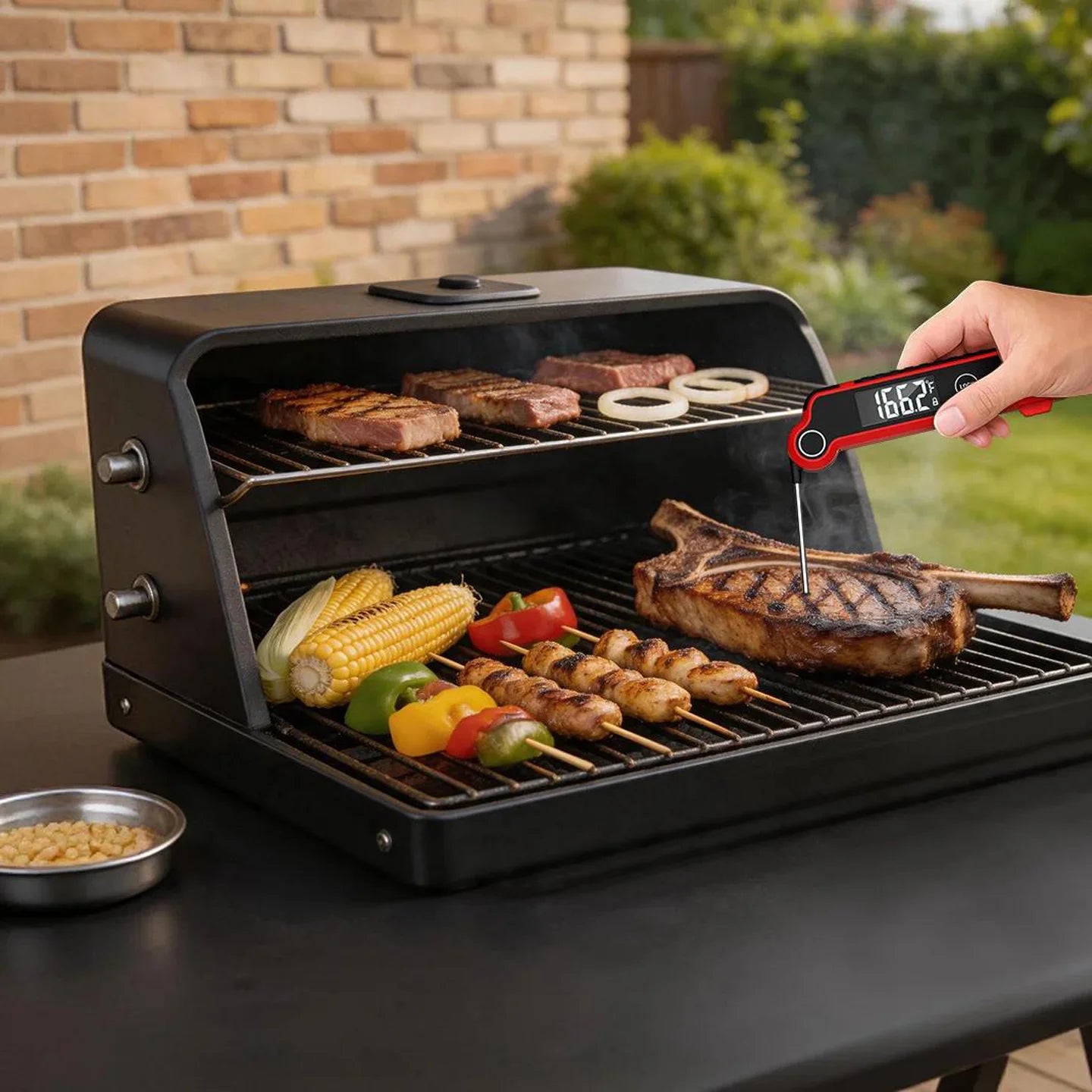 TempPro TP620 termometro carne istantaneo 2 pezzi impermeabile