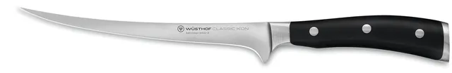Wüsthof Classic Ikon coltello filetto 18 cm nero flessibile