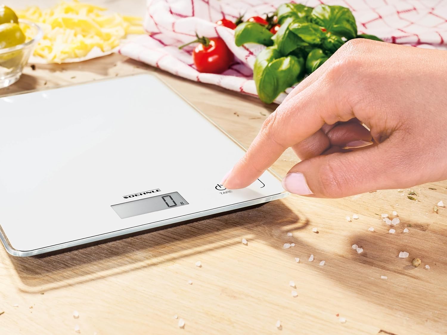 Soehnle Page Compact 300 Bilancia Cucina 5 kg Bianca