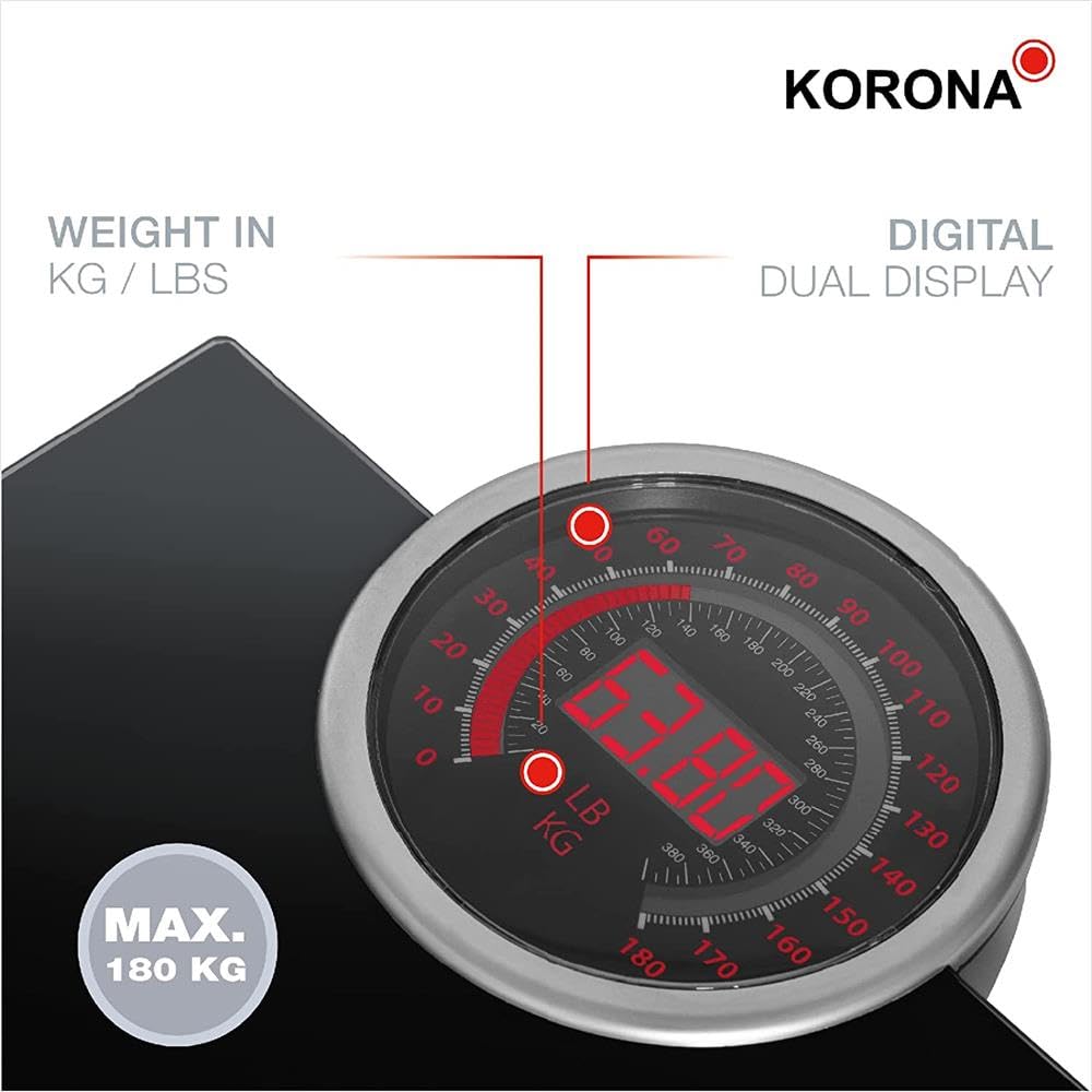 Korona Cora 73250 bilancia pesapersone 180 kg display XXL