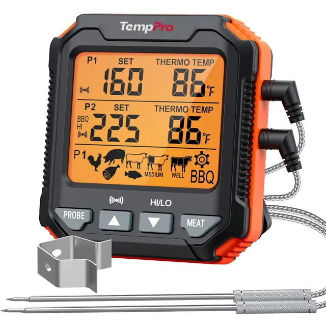 TempPro TempTrack Plus TP717 termometro carne 2 sonde