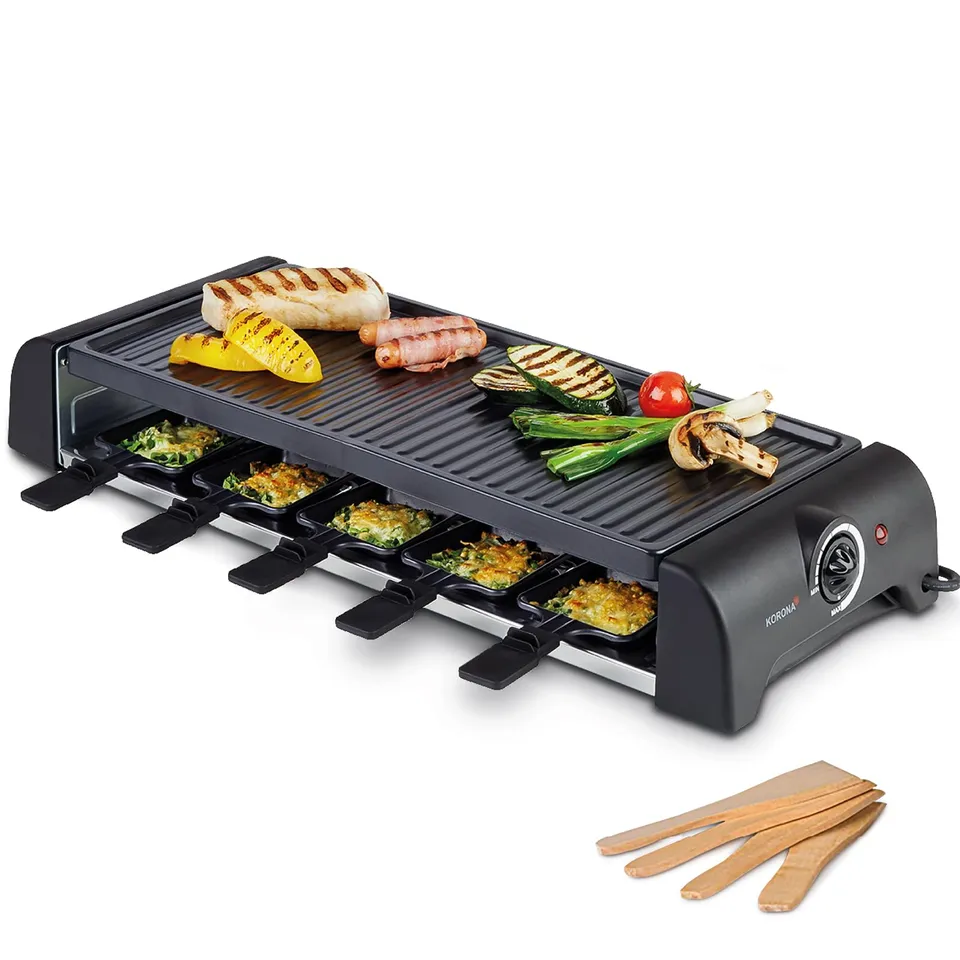 Korona 45060 Raclette 10 Persone 1500 W Antiaderente
