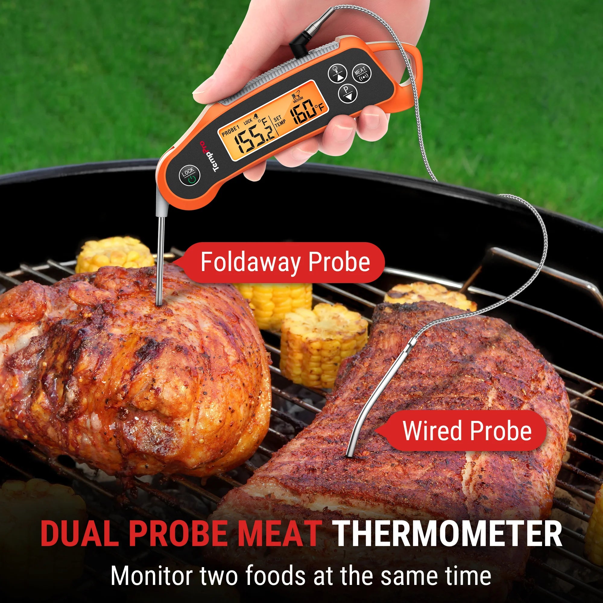TempPro TempSwift PLUS TP710 Termometro Carne doppia sonda